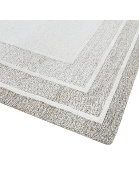 Alfombra JH Recuadro Marfil/Beige 150x210cm - Decoración Living