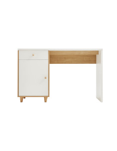 Escritorio Azores 120x59x75 Blanco - Mueble Moderno Home Office 2