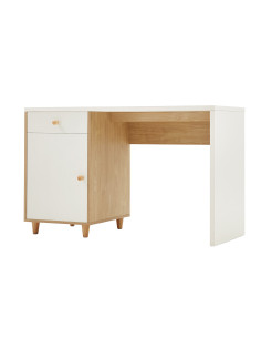 Escritorio Azores 120x59x75 Blanco - Mueble Moderno Home Office