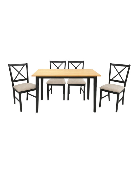 Juego comedor 4 sillas Jaxson