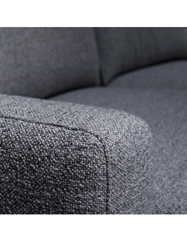 Sofá Seccional Versátil Gris Oscuro - Muebles de Living