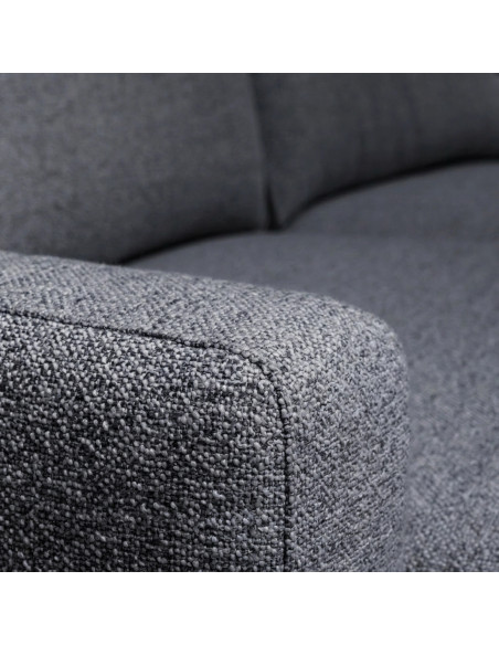 Sofá Seccional Versátil Gris Oscuro - Muebles de Living