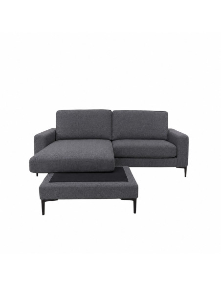 Sofá Seccional Versátil Gris Oscuro - Muebles de Living