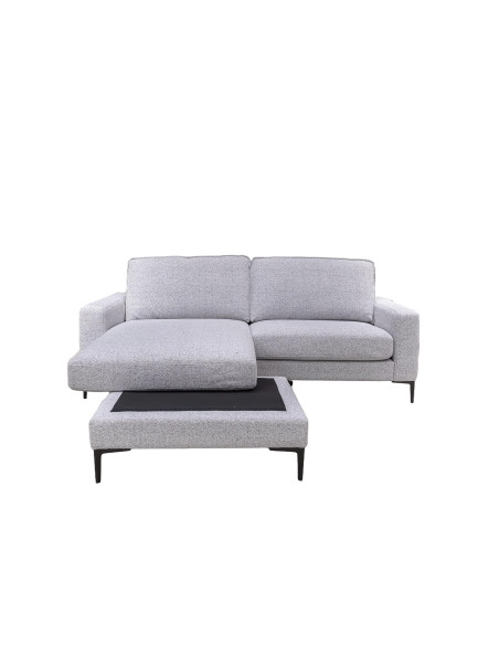 Sofá seccional Versatil gris claro | DKO Home
