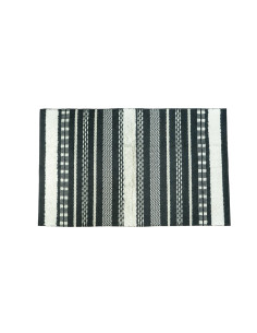 Alfombra shaggy líneas BN 120x180 | DKO Home