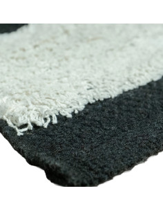 Alfombra shaggy líneas BN 120x180 | DKO Home 2