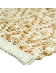 Alfombra yute algodón diamante 140x200 | DKO Home 2