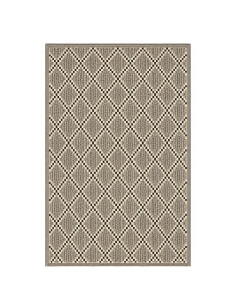 Alfombra exterior PP 200x300cm Negro/Beige 2