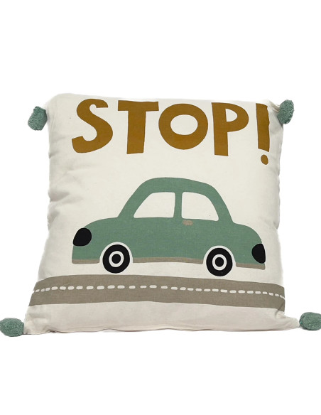 Cojín Infantil 45x45cm Kids Stop - Textil Hogar de Calidad