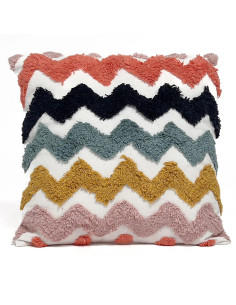 Cojín kids zigzag azul 40x40 | DKO Home