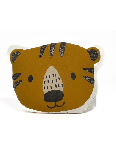 Cojín Infantil Tigre 36x28cm - Decoración Habitación Niños
