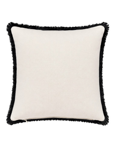 Cojín Tejido Zigzag Crudo 45x45cm - Decoración Textil Hogar