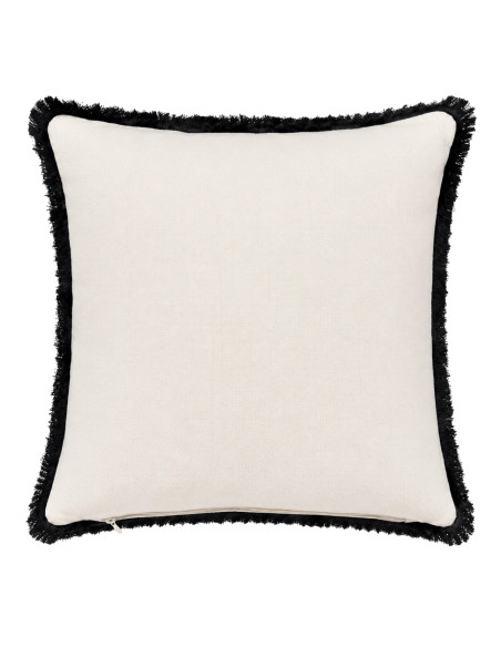 Cojín Tejido Zigzag Crudo 45x45cm - Decoración Textil Hogar