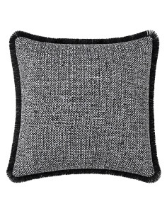 Cojín Tejido Zigzag Crudo 45x45cm - Decoración Textil Hogar