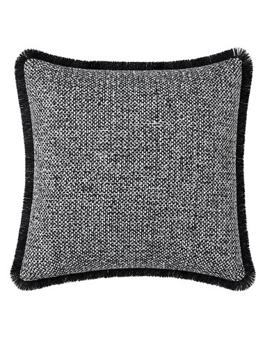 Cojín Tejido Zigzag Crudo 45x45cm - Decoración Textil Hogar