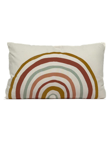Cojín Arcoiris 30x50cm - Decoración Infantil Textil Hogar