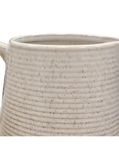 Azucarero c/ Lechero cerámica beige terracota set 2 2