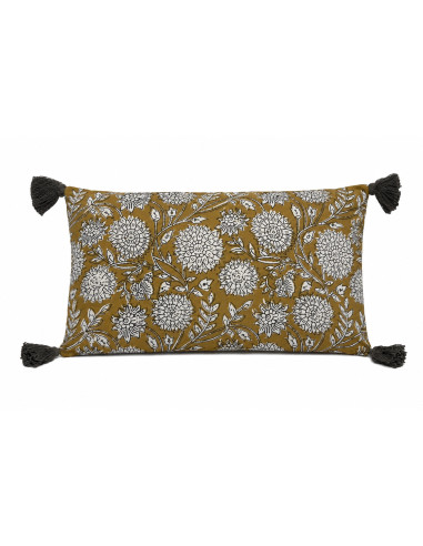 Cojín Print Amarillo 50x30 cm - Decoración Moderna para Hogar