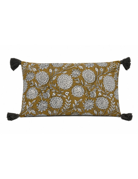 Cojín Print Amarillo 50x30 cm - Decoración Moderna para Hogar