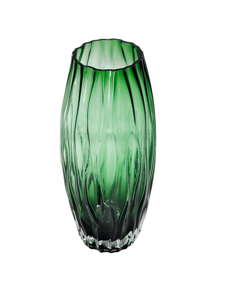 Florero 13x30cm Falun verde