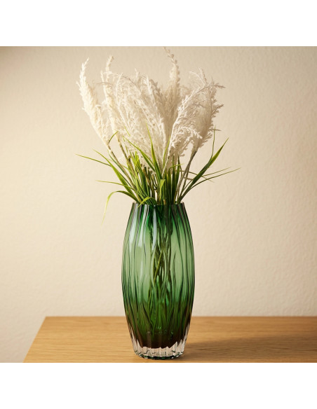 Florero 13x30cm Falun verde