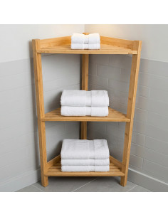 Estante Esquinero Bambú - Mueble Práctico y Elegante 2