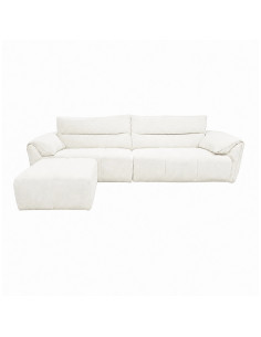Sofá 3 Cuerpos Alina Blanco - Mueble de Living Moderno
