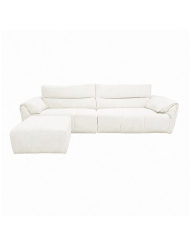 Sofá 3 Cuerpos Alina Blanco - Mueble de Living Moderno