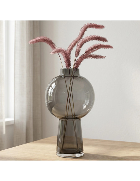 Florero 15x25cm Visby gris