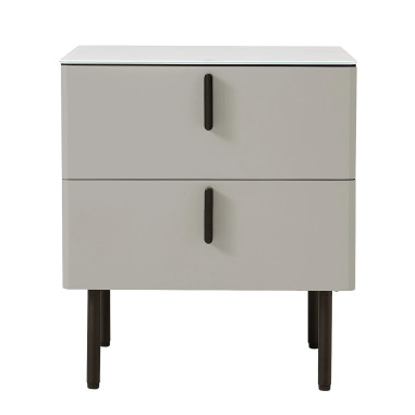 Velador 2 Cajones Moisés Vidrio | DKo Home
