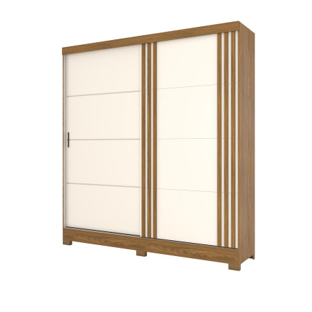 Closet 2 Puertas Durango Bicolor Café y Beige - Muebles Dormitorio