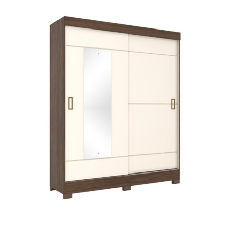 Closet 2 puertas Said castaño beige