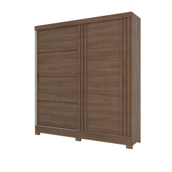 Closet 2 puertas York castaño