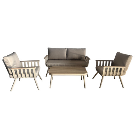Juego living terraza Vibe 2-1-1 beige