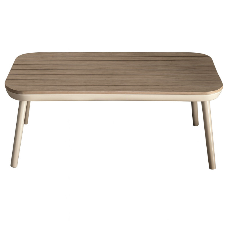 Juego Living Terraza Lorenzo 3-1-1 Beige - Muebles de Terraza