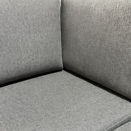 Juego living terraza seccional Beckman gris