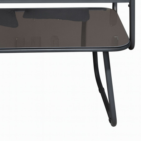 Juego living terraza Macos 2-1-1 gris