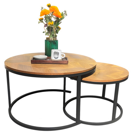 Mesa centro Dome set de 2