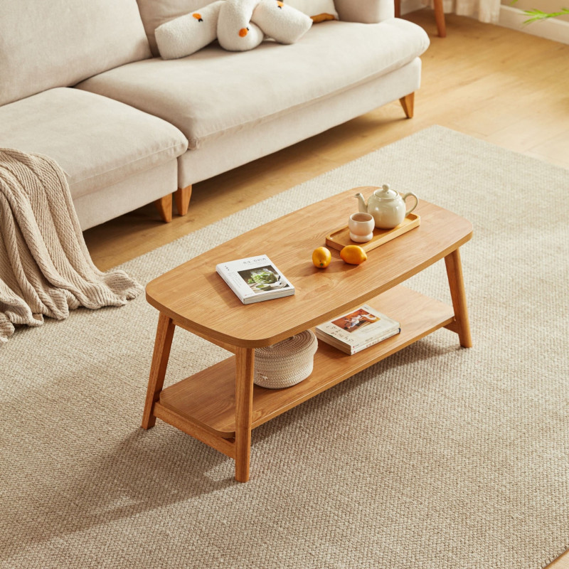 Mesa Centro Maine Madera 100x50x42,5 cm - Muebles Living