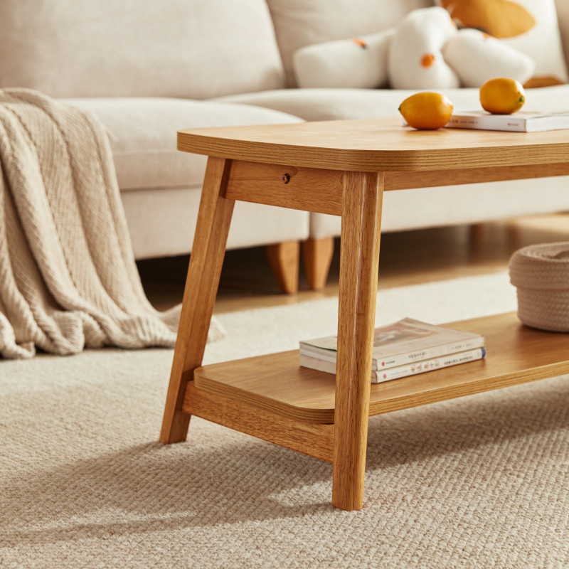 Mesa Centro Maine Madera 100x50x42,5 cm - Muebles Living