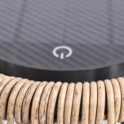 Lámpara de exterior Lúa c/n panel solar 2