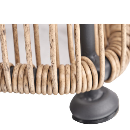 Lámpara de exterior Lúa c/n panel solar