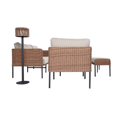 Juego living terraza Siena 7 pzas