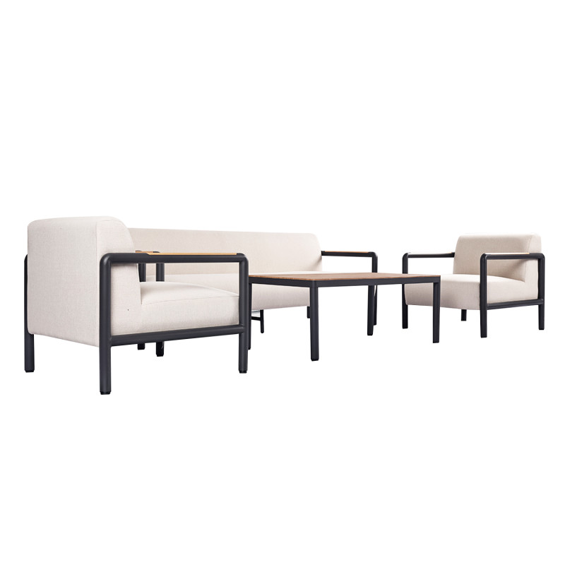 Juego Living Terraza Boreal 3-1-1 - Muebles de Exterior