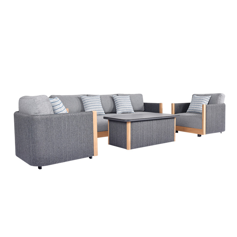 Juego Living Terraza Serena 3-1-1 - Muebles para Exterior