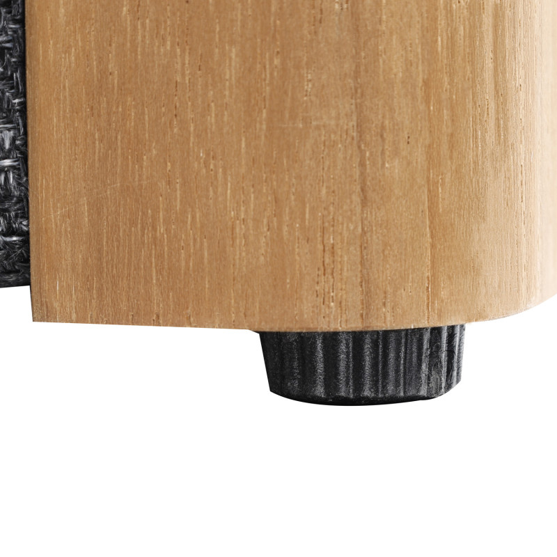 Juego Living Terraza Seccional Ámbar 4 Piezas - Muebles Exterior