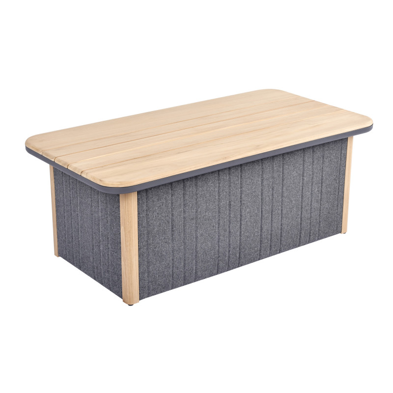 Juego Living Terraza Seccional Ámbar 4 Piezas - Muebles Exterior