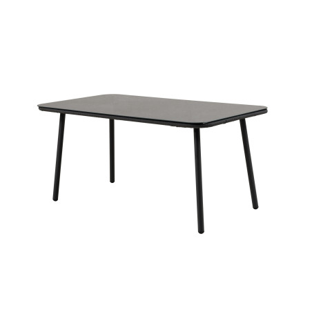 Juego comedor terraza 6 sillas Sylva gris oscuro