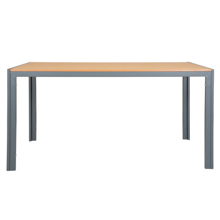 Juego comedor terraza 6 sillas Erie gris