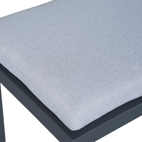 Juego living terraza Elgin gris 3-1-1-1